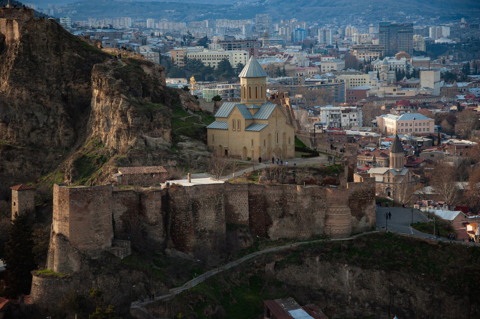 Old town and fortress in Tbilisi